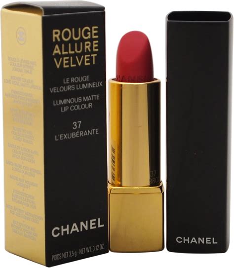 Chanel Rouge Allure Velvet in 37 L'Exuberante 